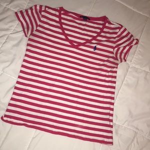 Stripped polo shirt